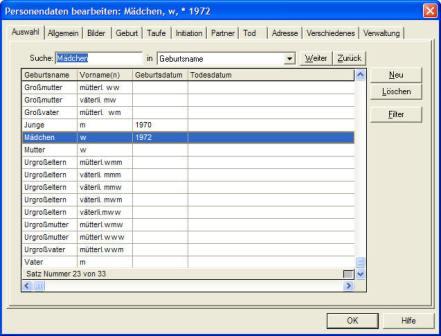 Ahnenforschungssoftware 